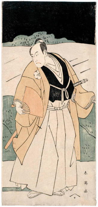 An Unidentified Kabuki Actor in the Role of Öboshi Yuranosuke in "The Forty-Seven Loyal Retainers"