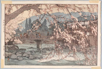 A Spa in Spring (Later printing by Toshi Yoshida)