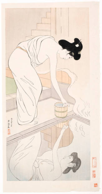 Woman in  the bath