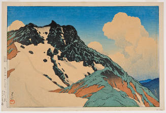 Mount Asahi seen from Mount Hakuba