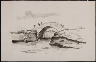 Brush Sketch of Bridge