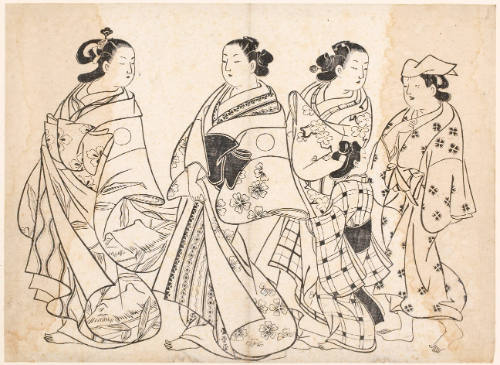 Courtesans in Procession