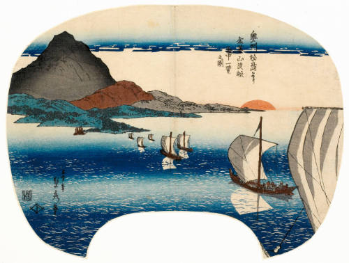 Boats at Öshü, Matsushima