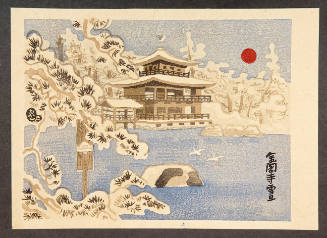 A Snowy Morning at the Golden Pavilion