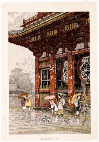 Asakusa Kannon Temple in Rain