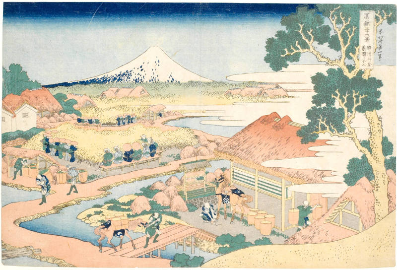 Mount Fuji from the Tea Plantation of Katakura in Suruga Province