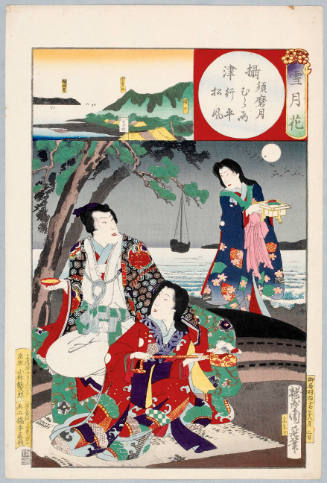 Settsu, Moon over Suma, Murasame, Yukihira and Matsukaze