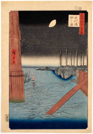 Tsukudajima from Eitai Bridge