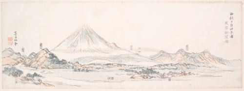 A Day at the Beginning of Autumn Viewed from Dago no Ura / Image of Mount Fuji