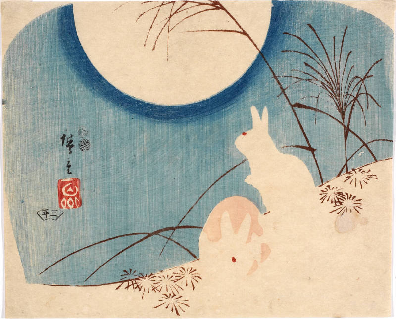 Rabbits in Moonlight