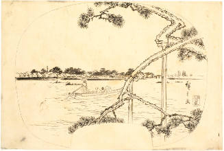 The Subinomatsu Pine on the Sumidagawa