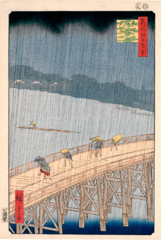Sudden Shower over Shin-Öhashi Bridge and Atake