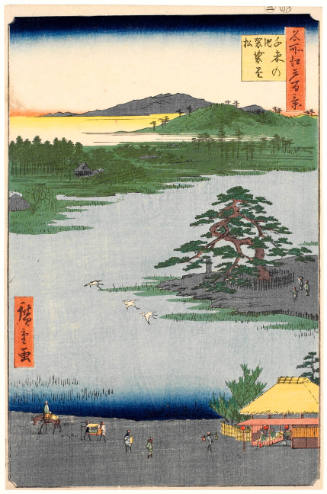 Robe-Hanging Pine, Senzoku Pond