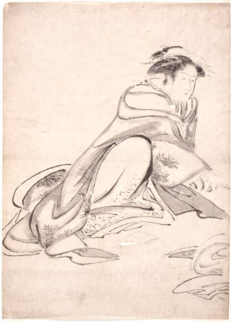A Geisha Girl (a copy of Kiyonaga’s painting)