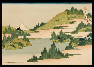 Modern Reproduction of: The Lake at Hakone in Sagami Province