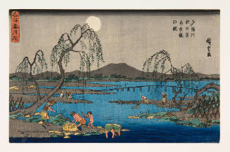 A Picture of the Tama River under the Light of an Autumn Moon