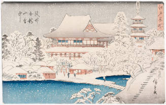 Kinryüzan Temple in Snow, Asakusa
