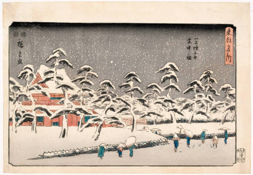 Shiba Zöjöji Temple in Snow