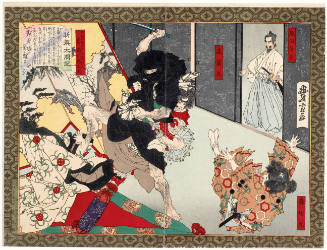 Oda Nobunaga, Mori Ranmaru and Mori Bömaru