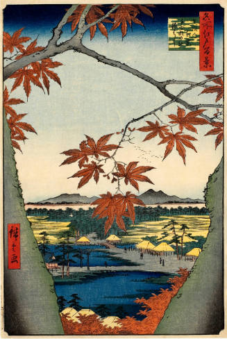 Maple Trees at Mama, Tekona Shrine and Linked Bridge