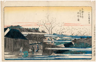 Cherry Trees at Dawn at the New Yoshiwara