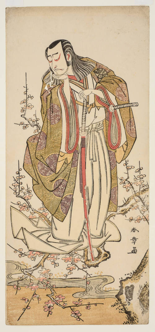 Nakamura Nakazö I as Uji-no-Jöetsu (Kusunoki Masayuki)