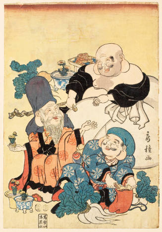Hotei, Daikoku and Jurojin