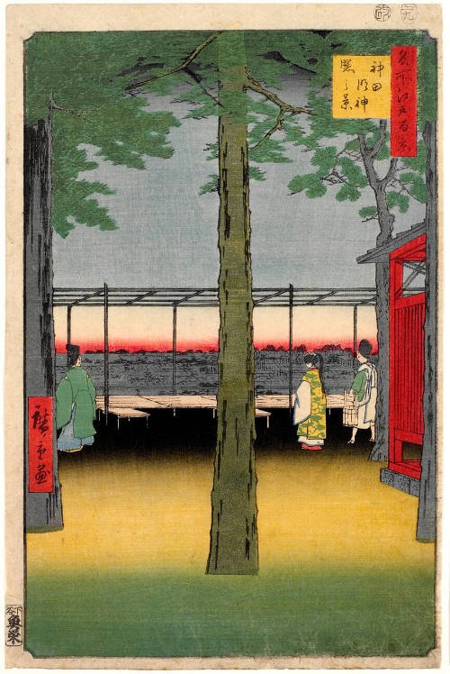 Dawn at Kanda Myöjin Shrine