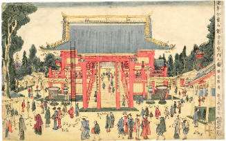 View of the Asakusa Kinryüzan Kanzeon Temple