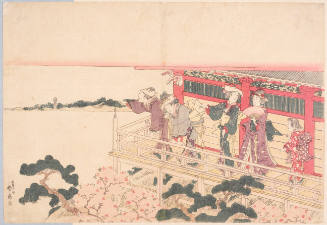 Women Viewing Cherry Blossoms from Kiyomizudera Temple