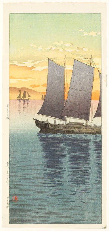 Sailing Boats at Sunset