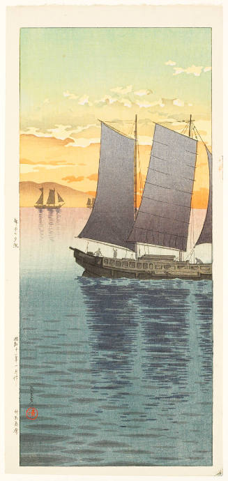 Sailing Boats at Sunset