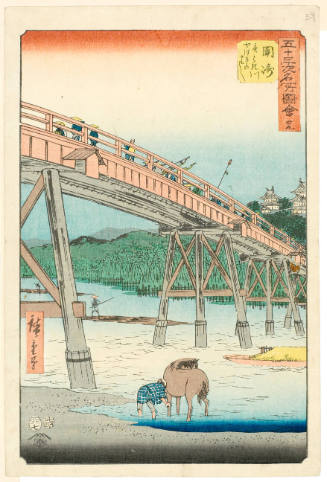 Yanagi Bridge on the Yanagi River near Okazaki