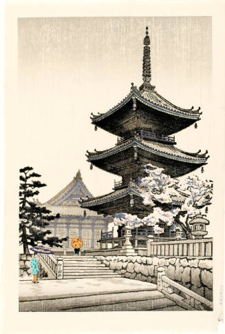 The Pagoda of Kiyomizu Temple in Kyoto
