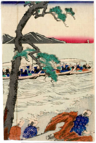 Miyamoto Musashi Fights Sasaki Kojirō at Ganryūjima