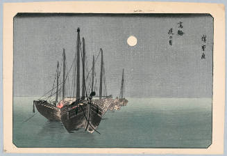 Evening Moon at Takanawa (Study Collection)