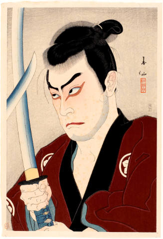 The Actor Sawada Shöjirö as the Swordsman Hayashi Buhei