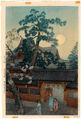 Rising  Moon (The Nezu Shrine)