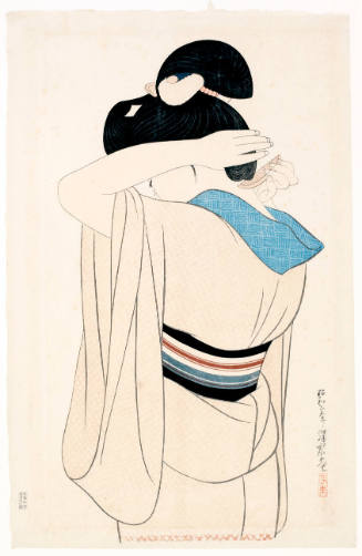 A Lady in Under Kimono