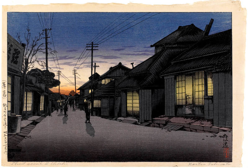 Twilight in Imamiya Street, Chöshi