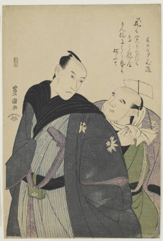 Ichikawa Yaozö III and an Attendant