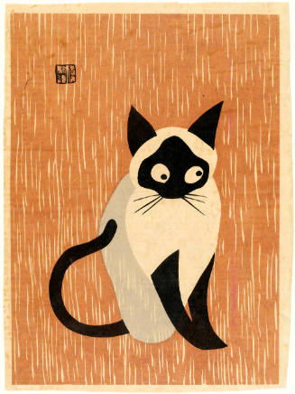 Siamese Cat (#1) (Facing front)