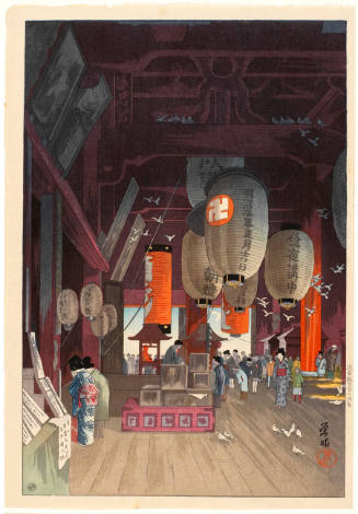 Inner sanctuary of Asakusa Kannon Temple