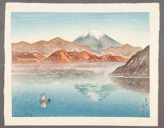 Lake Ashinoko and Mount Fuji