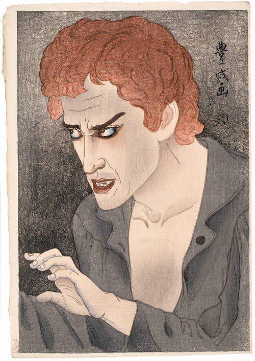 The Actor Morita Kan'ya XIII as Jean Valjean in a Performance of Les Miserables