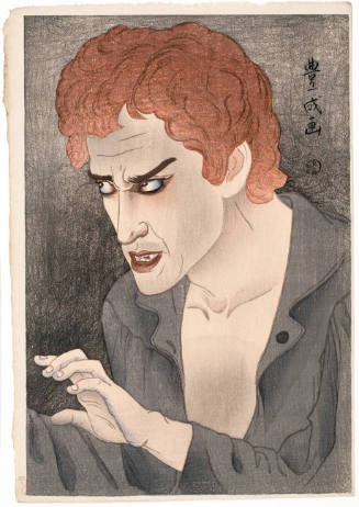 The Actor Morita Kan'ya XIII as Jean Valjean in a Performance of Les Miserables