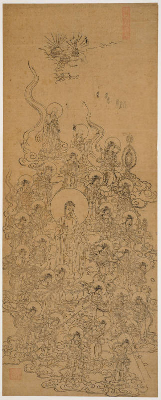 The Raigö of the Amida Triad and the Twenty-five Bodhisattvas