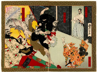 Oda Nobunaga, Mori Ranmaru and Mori Bömaru