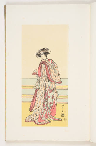 Modern Reproduction of: Kabuki Actor Segawa Kikunojö III in an Unidentified Role 