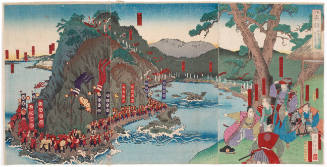 Progression of Shōgun Ie and His Troops